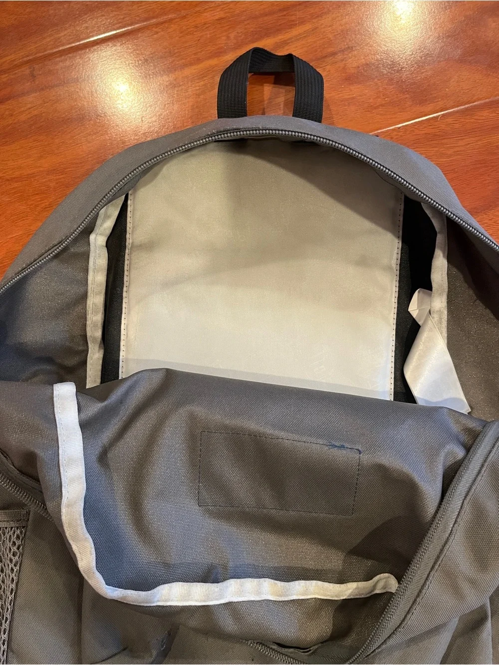 JanSport Gray Classic Daypack with Front Pocket